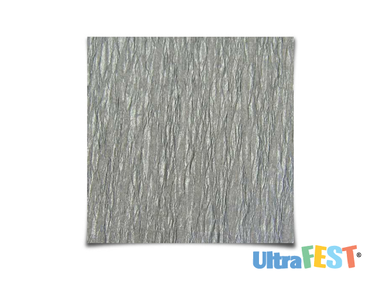 Mini Wrapping Crepe Paper Sheets for Bem Casados 15cm x 15cm Silver (40 Sheets)